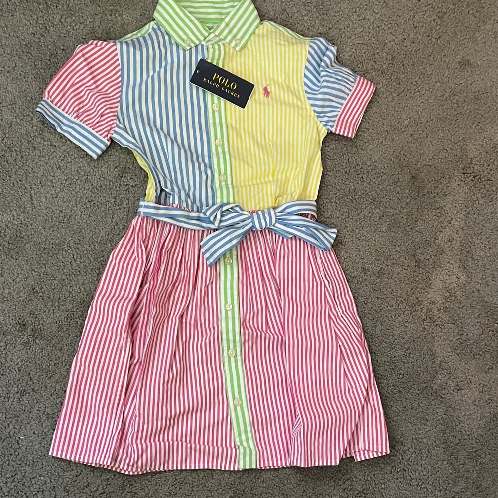 Polo by Ralph Lauren Multicolor Striped Dress